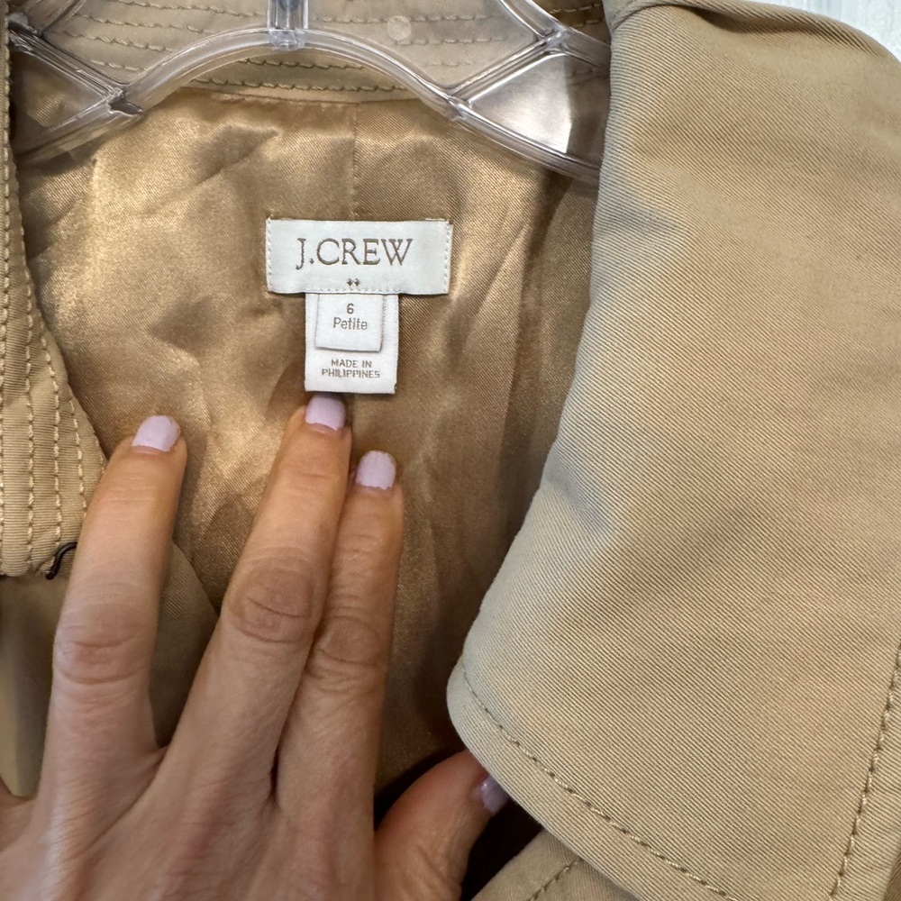 J. Crew Factory short Tan Coat - Picture 5 of 8